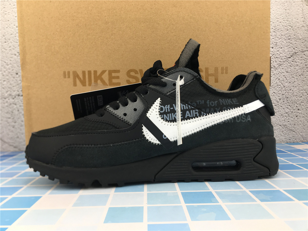 Off-White x Air Max 90 Black AA7293 001